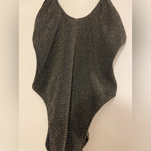 Good American Always Fits Sculpt One Piece Swimsuit Size 3/4 - Picture 3 of 10